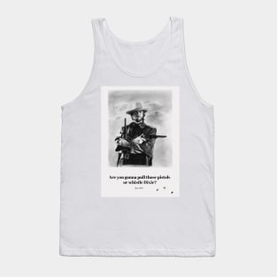 Outlaw Josey Wales white bullet holes Tank Top